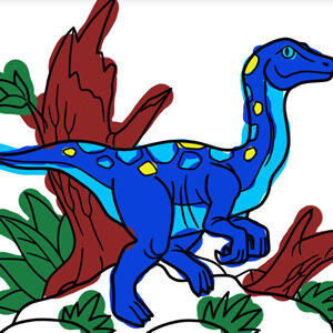 Dinossauros para Colorir Online no Jogos 360