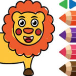 Coloração de animais para pré-escolares