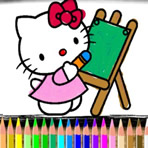 Colorir Hello Kitty Online