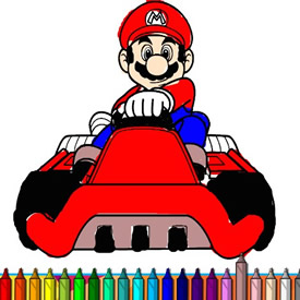 Mario para Colorir Online em COQUINHOS