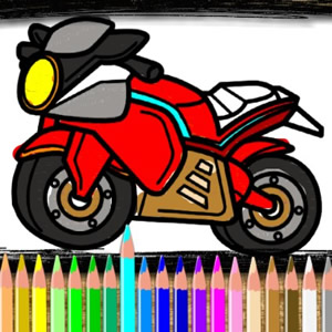 40 Motos para colorir