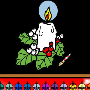 Jogo de colorir número para crianças natal jogo de crianças papai noel