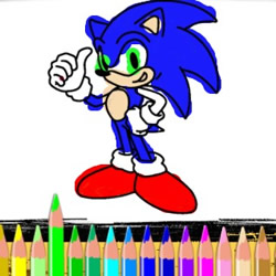 COLORINDO SONIC E SEUS AMIGOS - Colorir Desenhos para Crianças em Português  Sonic X the Hedgehog 