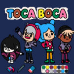TOCA BOCA: Jogo de Colorir