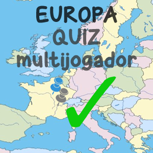 Quiz Trivia Bandeiras Européias em COQUINHOS