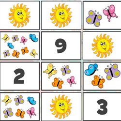 Jogo online para crianças de 3, 4 e 5 anos: Jogo das flores