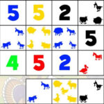 CONTAR ATÉ 5: Animais e Cores