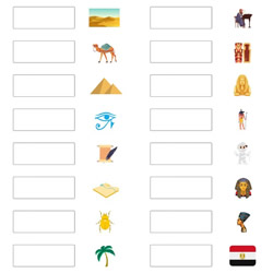 Egito Antigo - Jogo Interativo de palavras (professor feito)