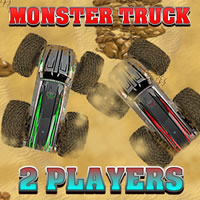 Corrida de carros Monster Truck para 2 jogadores em COQUINHOS