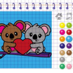 Desenhos de Coalas para Colorir para Crianças