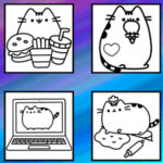 Desenhos para Colorir do Gato PUSHEEN