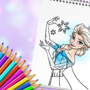 Princesas - Desenhos para Pintar e Colorir