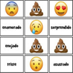 Emoções em Espanhol com Emojis