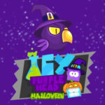 ICY PURPLE HEAD Halloween