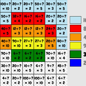 Mosaicos de Multiplicação para Colorir em COQUINHOS