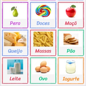 GRUPOS DE ALIMENTOS: Classificar os alimentos em COQUINHOS