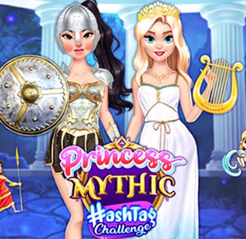 HASHTAG CHALLENGE: Vestir Princesas Mitológicas em COQUINHOS