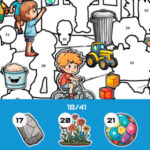 STICKER BOOK: Adesivos por Números online