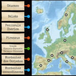 Mapa Físico da Europa