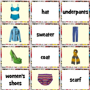Vocabulário de roupa em inglês