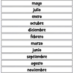 Meses em Espanhol