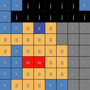 Puzzle de pintar por número (nonogram), jogo educativo para