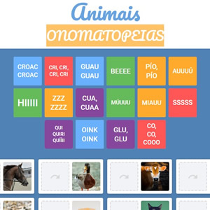 Memória de Sons de Animais em COQUINHOS
