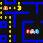 Pac man de Páscoa com palavras em inglês