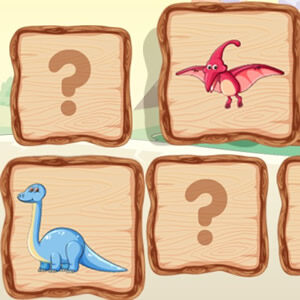 Funstock Presentes Criativos - Com tema de Dinossauros, o jogo é ótimo para  estimular a concentração, atenção e conhecimento da criança. Ele é dividido  em dois jogos: o primeiro é uma comparação