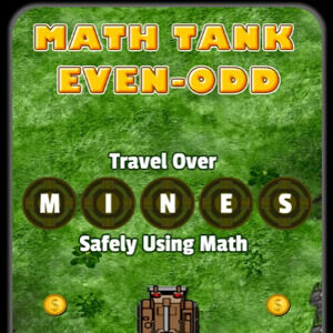 Números ímpares e pares com o Tanque, jogo de matemática online