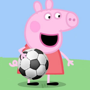 Peppa Pig Futebol em COQUINHOS