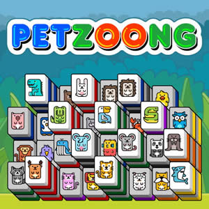 Petzoong: Pet Mahjong jogo de puzzle quebra-cabeças