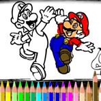 Pintando Mario e Amigos