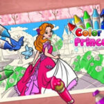 Jogo de Pintar Princesas em COQUINHOS