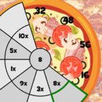 MULTIPLICAÇÃO de PIZZA: Estudar Tabuada 1-10