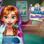A Princesa do Gelo no Dentista