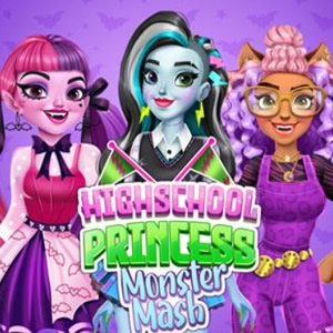High School Princesas Monster em COQUINHOS
