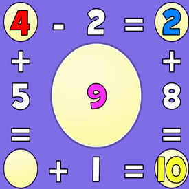 Jogos de Matemática para 4 anos em COQUINHOS