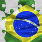 Quebra-cabeça da bandeira do Brasil