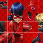 Quebra-cabeça deslizante de Ladybug