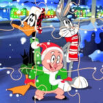 Quebra-cabeças de Natal Looney Tunes