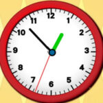Relógio com Horas, Minutos e Segundos