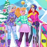Vestir as princesas esportivas no inverno