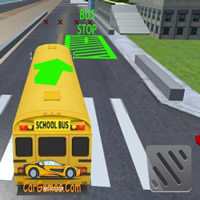 Estacionamento de Ônibus Escolar 3D · Jogar Online Grátis