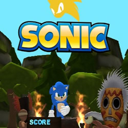 Saltos com Sonic em COQUINHOS