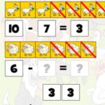 Subtrações VISUAIS para Crianças