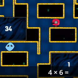 Tabuada do 9: Pac Man em COQUINHOS