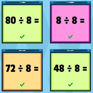 Jogos de Tabuada de Multiplicação do 8 - Azup