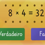 Tabuada do 8: Verdadeiro ou Falso